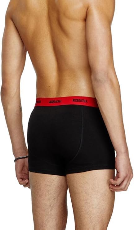 Diesel Men’s Stretch Cotton Boxer Briefs 3-Pack – Logo Waistband, Damien-Utlt - Image 4