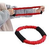 KURUGEILI Archery Training Device Bow Trainer 35Lbs Arm Strength Training Band Rubber Stretch Band for Archery Bow Practice Shooting