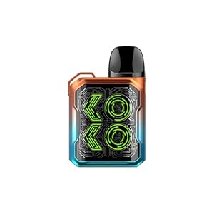 Uwell Caliburn GK2 E Zigarette | 690 mAh Akkukapazität | 2 ml Tankvolumen | MTL | Cap/Pod-System | Farbe: aqua-orange