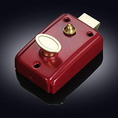 Door Lock External Door Lock Night Latch Push Sliding Gate Lock High Security for Your Home or Workplace with 3 Keys