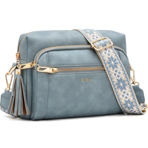 Image of Vegan Leather Crossbody Bags for Women Anti theft Purses and Handbag