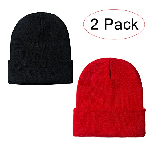 Image of NPJY Unisex Beanie for Men and Women Knit Hat Winter Beanies