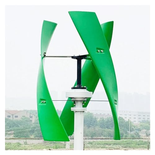 Wind Generator, 10KW Vertical Wind Turbine Generator For Home 10000W 12V 24V 48V Low Noise Free Energry Windmill Low Wind Speed Starting Wind Turbines,Efficient(White,48V_10KW)