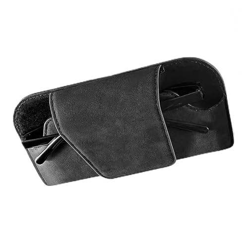 Boîte de rangement pour lunettes de soleil de voiture à clipser sur le pare-soleil