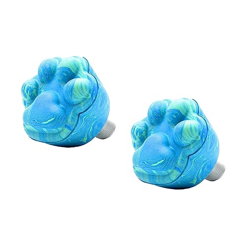 Gogogmee 2Pcs Adjustable Rubber Toe Stoppers for Roller Skates Cute Brakes for Enhanced Stopping Power Replacement Accessories for Quad Skates