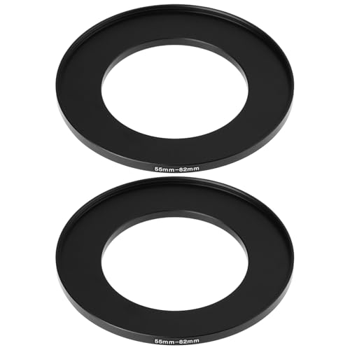 Anillo Adaptador para Lente de Cámara SING F LTD, 2 piezas, de 55 mm a 82 mm, tipo step-up, de aluminio, para lentes de 55 mm miniatura 1