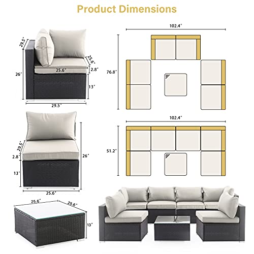 7-Pieces-Patio-Furniture-SetsLuxury-Outdoor-All-Weather-PE-Rattan-Wicker-Lawn-Conversation-SetsGarden-Sofa-Set-with-Coffee-Table-and-Couch-Cushions-for-Patio-Backyard-Pool-Beige-7PCS 7-Pieces-Patio-Furniture-SetsLuxury-Outdoor-All-Weather-PE-Rattan-Wicker-Lawn-Conversation-SetsGarden-Sofa-Set-with-Coffee-Table-and-Couch-Cushions-for-Patio-Backyard-Pool-Beige-7PCS
