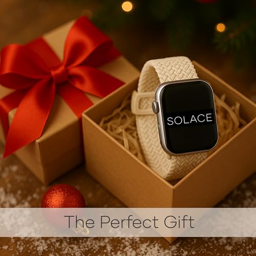 Solace Bands Imperium Adapt Wide Adjustable Nylon Braided Watch Band - Compatible with All Apple Watches - Solace Apple - Additional View