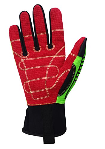 Seibertron High-Vis Hdc5 Level 5 Cut Resistant Deckhand Gloves High Performance Protection Impact Resistant Oil And Gas Safety Gloves Ce En388 4543 L #TOP2