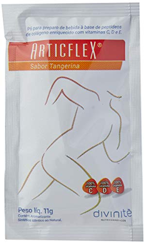 Articflex - 30 sachês - Tangerina - Colágeno Hidrolisado para a Saúde dos Ossos e Articulações, Divi