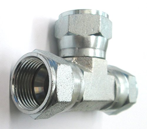 AF 9555-06-06-06 - 3/8 Female JIC (9/16''-18 Threads) Tee