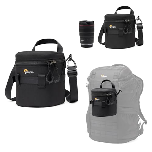 Lowepro ProTactic LCS 11 x 15 III Camera Lens Case, Camera Lens Pouch Bag, Fits 12 24mm F/2.8, for DSLR and Mirrorless Cameras, Vol 1.5L Dim: 15x11x11cm, Camera Bag, for Photographer/Videographer