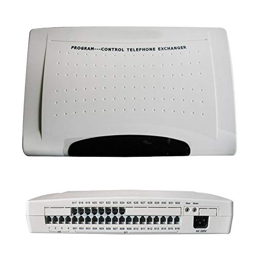 Centralino Telefonico Analogico MS206 - 2 Linee Urbane, 6 Interni, Con Citofono E Apriporta