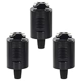 Pispoer ライティングレール用 ，組み立てが簡単 ，照明部品 ランプ用， アダプター 天井照明用，黒い 3個入り（付属ネジが）