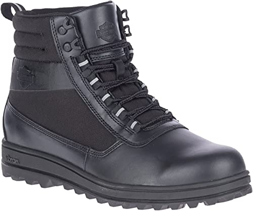 Harley-Davidson Men's Tallmadge 5-Inch Motorcycle Boots, D93761 (Black, 8)