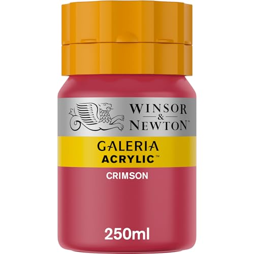 Image of Winsor & Newton Galeria Acrylic Color Tube, 250ml, Crimson