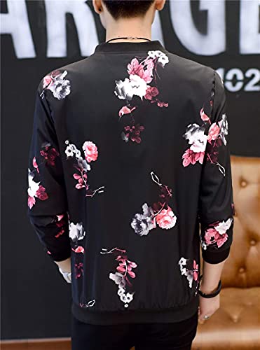 Image of Casual Slim Fit Printed Jacket Coat (Lightweight Style & Cotton Padded Style)