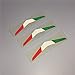 DXYMOO Pack of 6PCS Car Styling Italy Flag Motorcycle Bike Helmet Car Sticker Decals Reflective