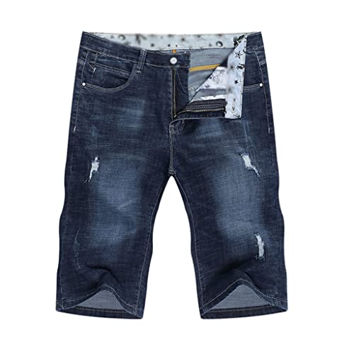 Short en jean homme bleu foncé idéal pour vos sorties décontractées