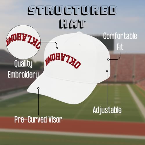 Oklahoma White MVP Classic Edition Gorra Snapback miniatura 4