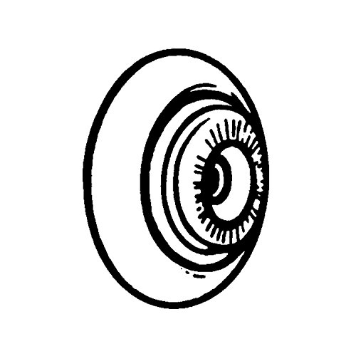 Ultra Hardware 64550 Shower Door Roller 7/8" Wheel (1 pack, 4pcs)