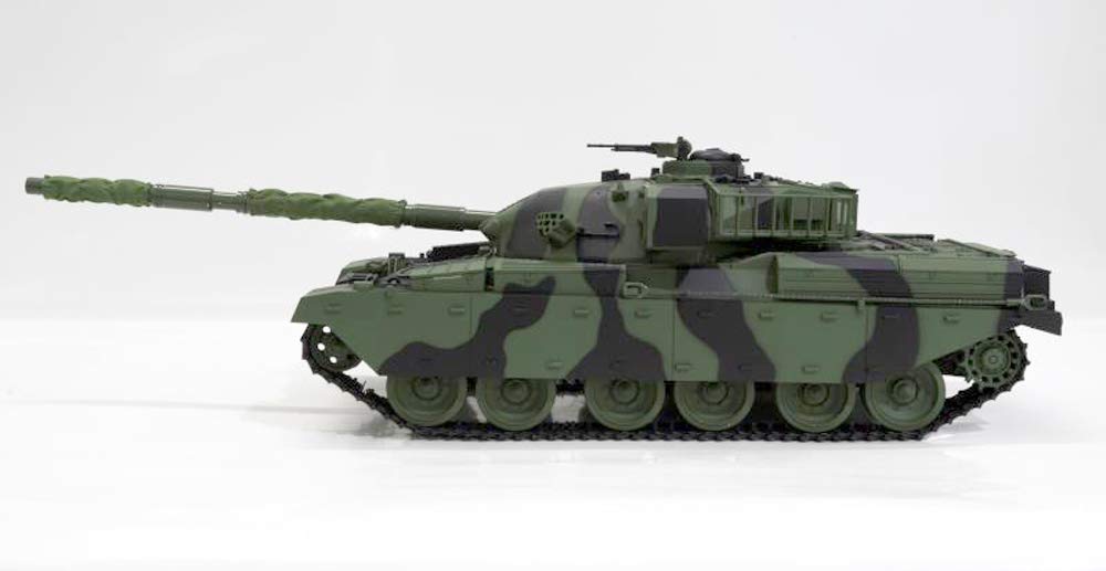 Haya Radio Remote Control Tank 1/16 Chieftain Model (Standard Version) RTR Barrel Recoil AND BB Shooting Smoking AND Infra Red Battle