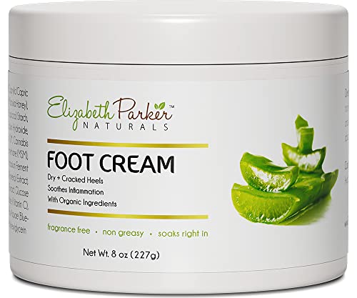 Foot Cream For Dry Cracked Feet And Heels - Best Foot Care With Coconut Oil - Non Greasy Foot Lotion With Shea Butter & Aloe Vera - Callus Remover For Feet With Olive Oil & Manuka Honey (8Oz) #TOP7