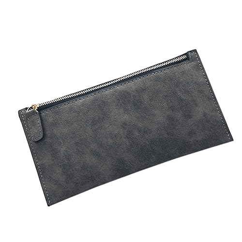 Fashion Wallet Frosted Leather Blocking Wristlet Small Card Holder Matte Wallet