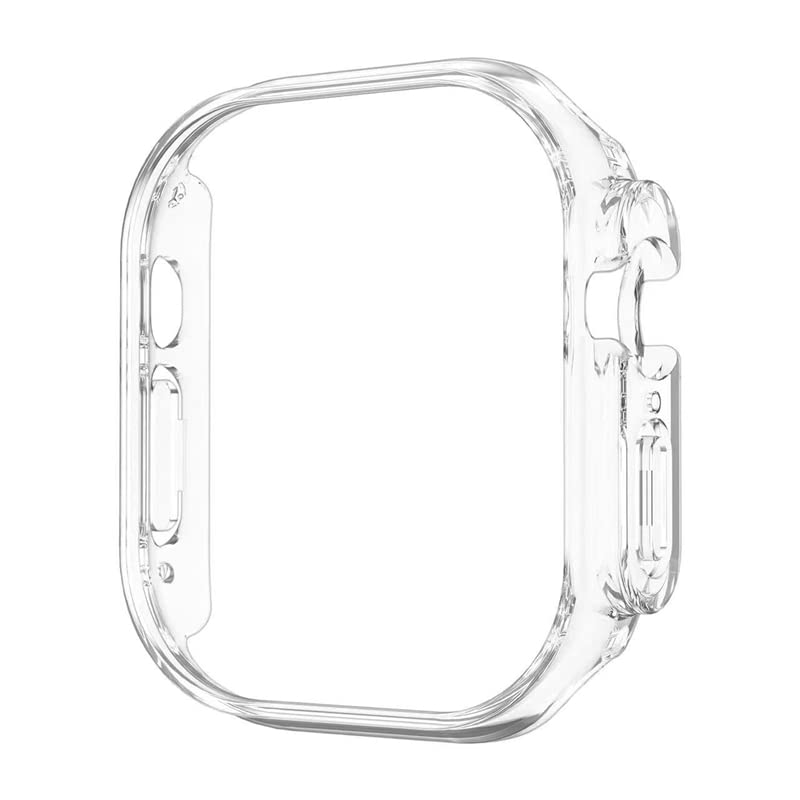 Coque creuse Apple Watch transparente avec finition plaquée
