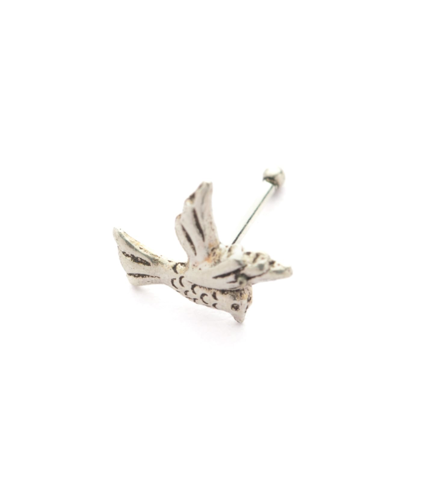 | 925 Sterling Silver | Azad Panchhi Pure Silver Nose Pin | For Pierced Nose | With Certificate of Authenticity and 925 Stamp-image-22