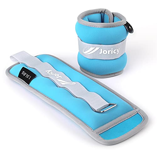 Ankle Weights, 1/2/3/4/6/8/10/12/20 LBS 1 Pair Wrist Leg Arm Weights for Women Men Kids Child with Adjustable Straps, Strength Weighted for Jogging, Running, Walking, Fitness, Gym Workout