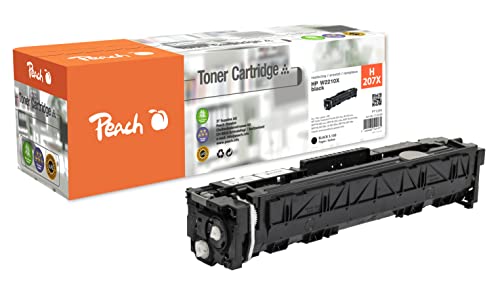Peach H207-W2210/1/2/3-C064 Module de Toner XL pour HP Color Laserjet Pro MFP M 283 fdw, HP Color Laserjet Pro MFP M 283 fdw, HP Color Laserjet Pro MFP M 283 cdw, HP Color Laserjet Pro M 255 dw Noir