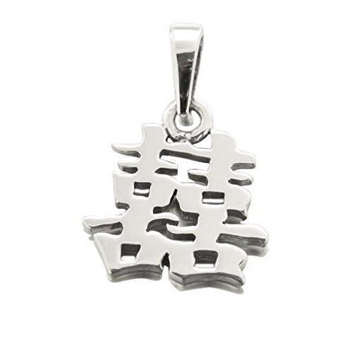 Pendentif Porte-Bonheur Chinois Feng Shui en Argent estampillé 925 