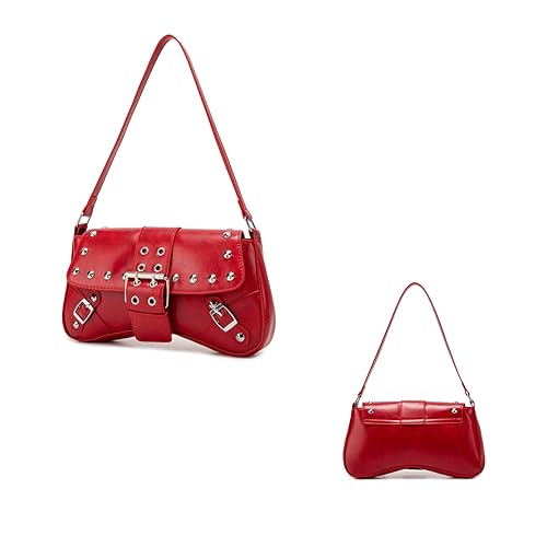 Image of Women's Shoulder Bag Y2K Purses 90s Studded Rivet Punk Handbag,Summer Purses