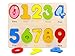 Aile Wooden Preschool Learning Number Puzzles Toys for Kids Age 2-4， Educational Toys
