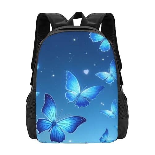 Lightweight Daypack For Adult Butterflies Flying In The Sky Classic Shoulders Backpack Daypack