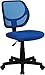 Flash Furniture Mid-Back Blue Mesh Swivel Task Chair