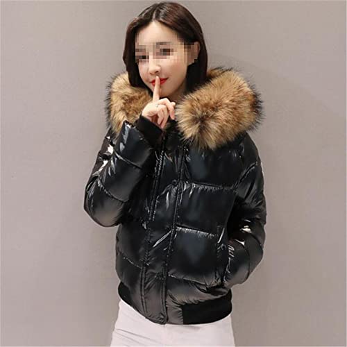 Vogrtcc Winter Jacket Women Soft Down Jacket Fur Coat Female Short Outwear Thick Warm Down Parka2