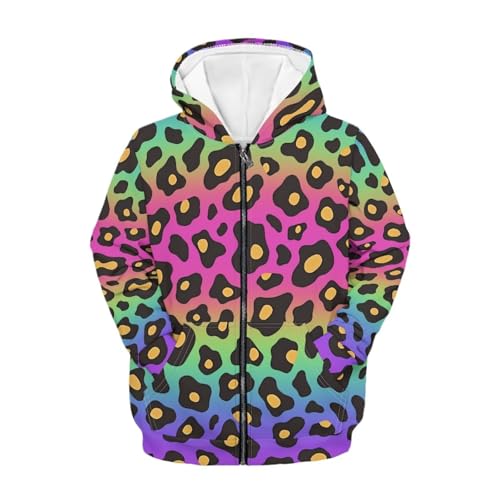 Cool Prints Boys Lightweight Full Zip Hoodies Long Sleeve Hooded Sweatshirt (5-16 Years)2