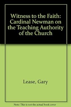 Hardcover Witness to the Faith Cardinal Newman Book