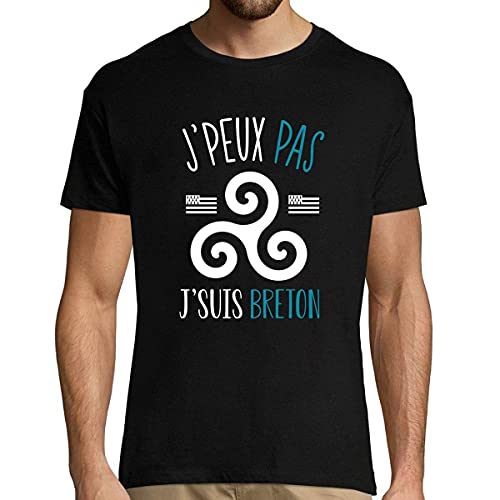 T-Shirt J'peux Pas J'suis Breton Vetement Humour Homme