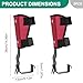 Hbbgdiy Tree Climbing Spikes, 1 Pair Adjustable Steel Tree Climbing Gear with Harness Belt, Non-Slip Pedal for Picking Fruit Hunting Observation.
