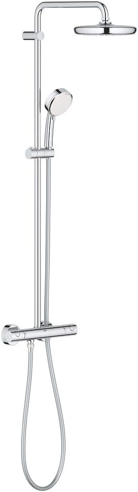 New Tempesta Cosmop. System Shower System with Thermostat for Wall Mounting Chrome 27922001