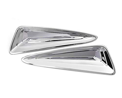 Yueng Car Bottom Front Bumper Air Vent Outlet Cubierta Trim 2 Paquetes