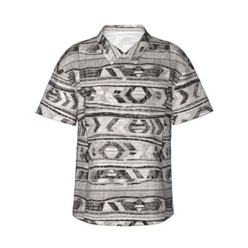Chemise hawaïenne homme pour la plage et les mariages d'été en gris chic