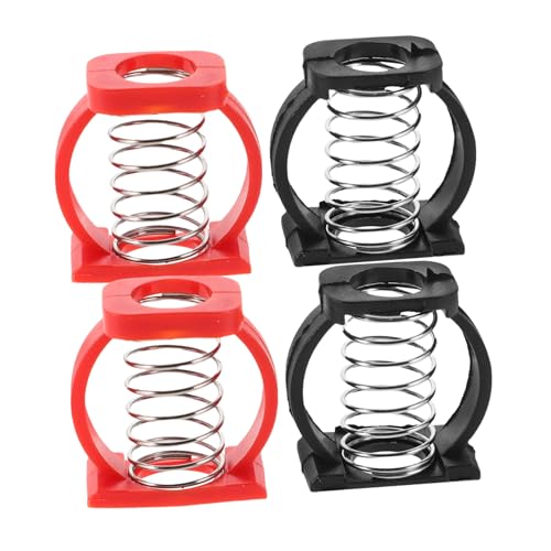 BESTonZON 4Pcs Compact Folding Bike Spring Buckle C Clips Durable Plastic Stainless Steel Handle Clamp for Quick Release for Bicycle Repair Accessories