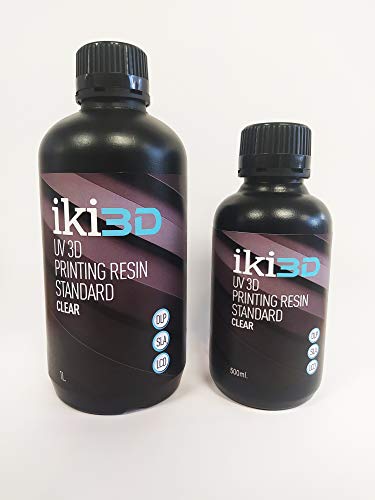 Resina UV 3D estándar translucida 0.5L para impresoras - Fernando Cortés