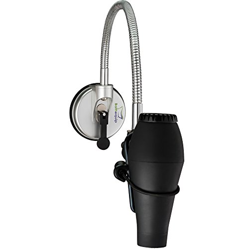Hands Free Hair Dryer Holder, Adjustable Stand with Easy Instant Mount - No Tools Required - Great Gift