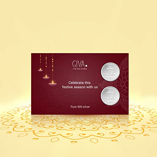 GIVA 999 Pure Silver Lakshmi Ji (1 gm) & Ganesh Ji (1 gm) Coin - Image 6