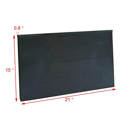 Fixturedisplays® Bulletin Board And Magnetic Board For Walls – Modern Look Design – Includes 12 Pushpins And 12 Magnets, 21X15 Inches 18484-2D #TOP1